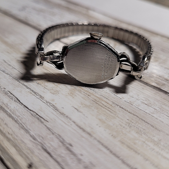 Swiss Caravelle Vintage Watch Silver Womens - Picture 8 of 9